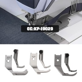 Briny River Pack of 3 Sewing Machine Presser Foot Compatible with Pfaff 335 145 245 545 1245 OE KP-19029 Double Toe and Left Toe and Right Toe Presser Foot Attachment