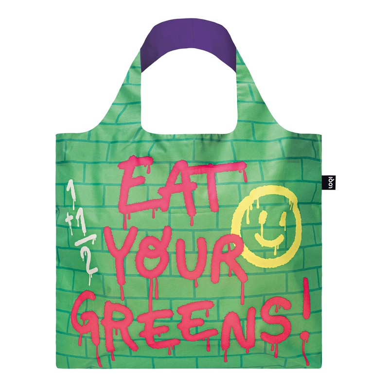 LOQI Eat your Greens Recycled Bag