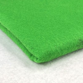 Acrylic Felt Fabric 100% Polyester 1.2mm Thick Craft Felt Fabric 100cm Wide Sold by The Metre (Green)