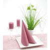 50 Apartina Napkins Fabric-Like Airlaid, Plain, Dusky Pink, Size 33