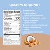 Tosi Tosi Cashew Coconut Protein Bars, Plant Based with Nuts,