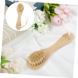 HONMEET Bristle Facial Cleansing Brush Exfoliating Skin Cleaning Tool for Deep Pore Cleansing and Massage Leaves Skin for Daily Skincare Routine