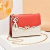 Bolso De Mano Para Mujer Crossbody Exquisit Cuadrado Pequeño Rojo