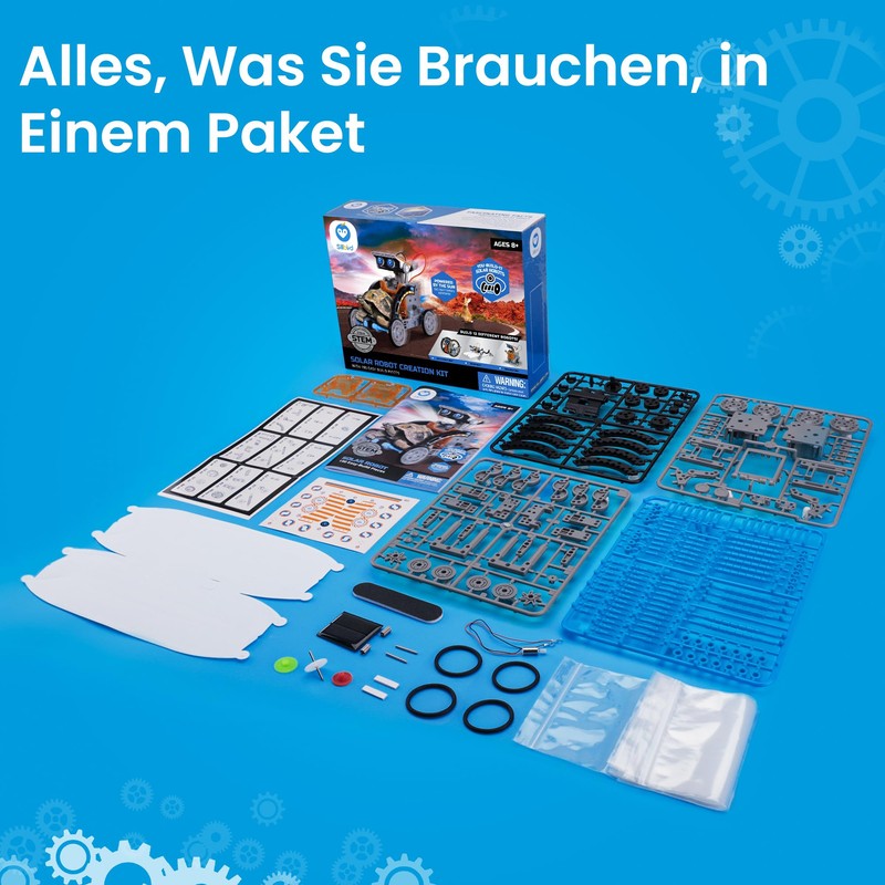 Sillbird Robot giocattolo solare STEM 12 in 1 per bambini
