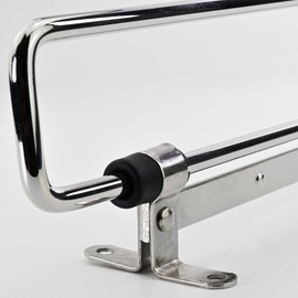 Mprofi MT® Set of 2 Extendable Clothes Rails – 250 mm Extendable Clothes Rail – Clothes Hanger Holder Adjustable – Coat Rail Extendible – Clothes Hanger Pull-Out Steel Nickel-Plated – VJ250