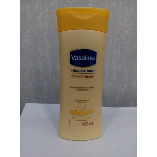 Vaseline Intensive Care Lotion 400ml Dry Skin Repair Pack (2)