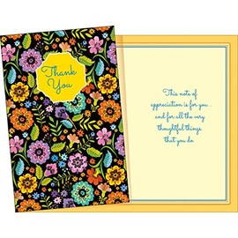 Braille Embossed Thank You Greeting Card - Thank You - TY036