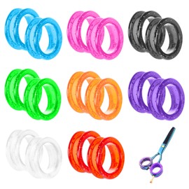 MEISH Scissors Finger Rings Grips Inserts Dog Grooming Shear Finger Thumb Rings Finger Protector Scissor Accessories for Pet (16)