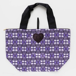 Anna Sui 000149-0004-01 Zippered Eco Bag Heart & Rose (with Drawstring Case) (Purple) Anna Sui/Anna Sui Women's Ladies, purple, Casual