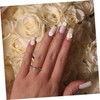 Baluue 100pcs Resin Flower Nail Art Decals for Elegant DIY