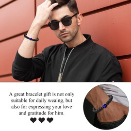 Gifts for Brother Best Funny Big Brother Gifts for Older Adult Borther Gifts from Sister Brother, To My Brother Bracelet -Birthday Christmas Valentines Day Graduation Back to School Gifts for Brother