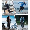 lomsoe 3 Pack Mens Athletic Pants with Zip Pockets Lightweight