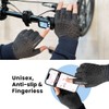 Axon Rides Cycling Fingerless Gloves For Men Women |Comfy Cycling