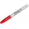 Permanent Markers, Fine Point, Red, 12 Count