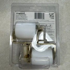Shepherd Hardware (1) 2 Pack SHEPHERD WHEELS WIDE WHEEL 2 1/8 (54MM) BED ROLLERS with Brakes NEW