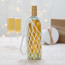 Fun Express Macrame Water Bottle Bags - 6 Pc