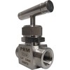 PRM 1/4 Inch Needle Valve, 304 Stainless Steel, Female NPT,