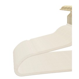 Unbranded (2-Pack) Better Homes & Gardens Non-Slip Velvet Hangers, Beige, 30 Count
