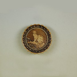 "Mink" Russian Birch Bark Box