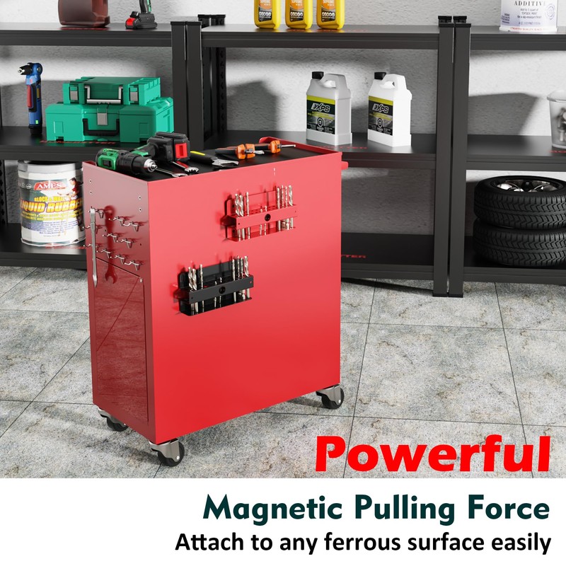 MUTUACTOR Magnetic Drill Bit Organizer,No Drilling Magnet Impact Drill Bit