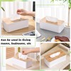 UHETLET Cosmetic Tissues Box Wooden Tissue Box with Lid Made
