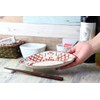 Cerapockke Aka-e Sanyoshi Boiled Fish Look Good Hand-Painted Three-legged Oval