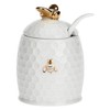 PORCELLANA Aperegina ORO Sugar Bowl with Spoon 4 x 2.5