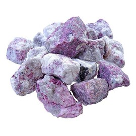 Lebensquelle Plus Roter Turmalin (Rubellit) Wassersteine | 100% naturbelassene Rohsteine | 300g Lebensquelle Plus