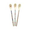Rice Latte Melamine Spoon Flower Print Set of 6