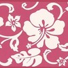 CONCORD WALLCOVERINGS ™ Wallpaper Border Pink Hibiscus Floral 6" x