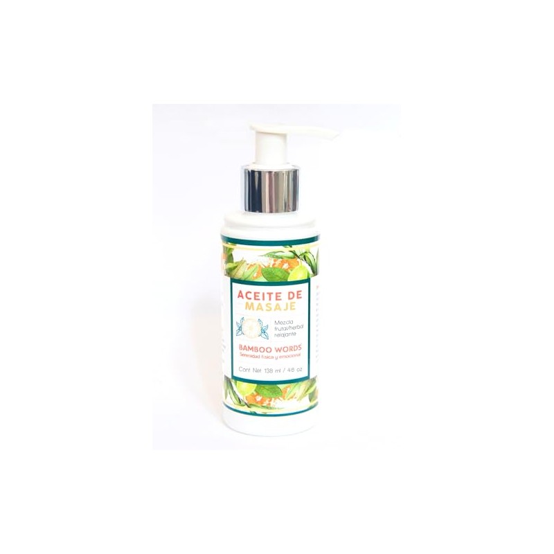 Bamboo Words | Aceite para Masaje | Mezcla de Cítricos