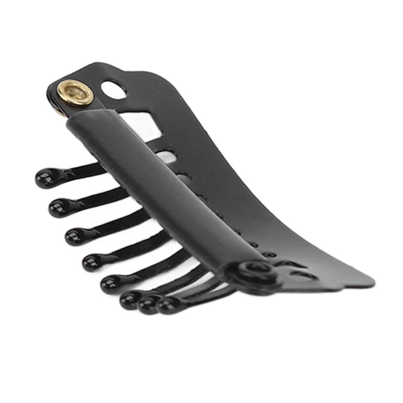 50pcs Hair Extension Clips Set Stainless Steel DIY 8 Teeth