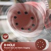 Sruhrak 100 Pcs Sanding Discs, 125mm Sanding Pads Set Hook