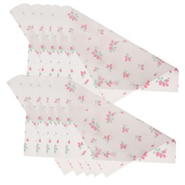 Zerodeko 50 Sheets Greaseproof Baking Paper for Food Wrapping Decorative Food Packing Paper for Sandwiches Cakes and Pastries for BBQ Festivals and Parties