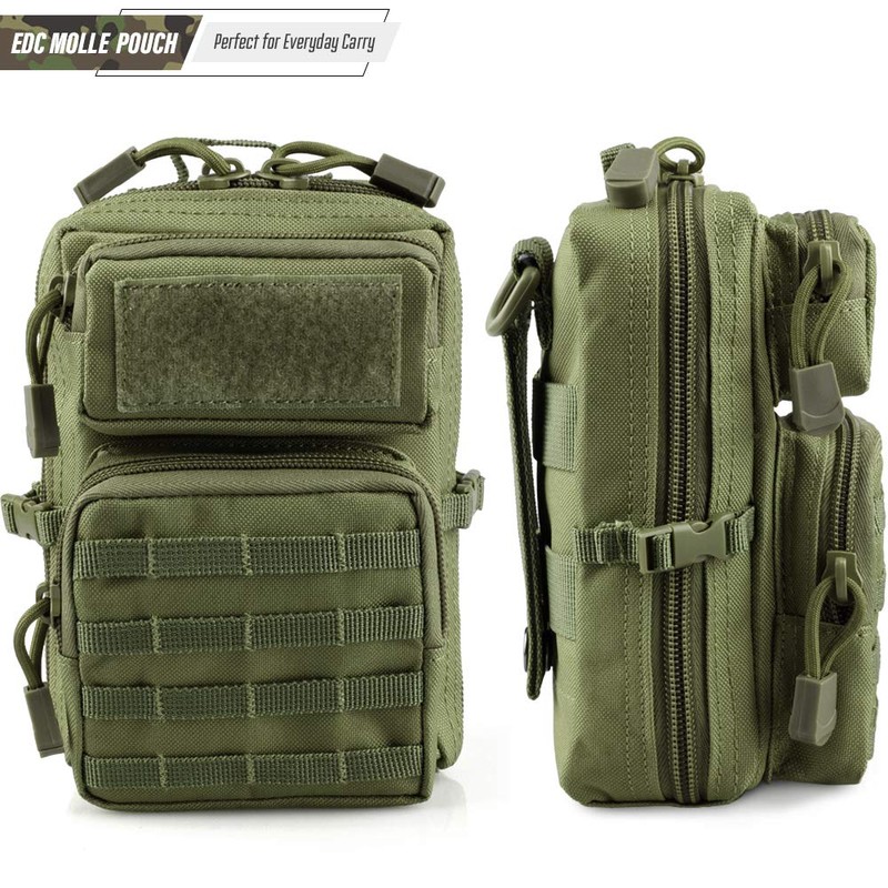 LIVANS Tactical Molle Utility Pouch, EDC Tool Pouch Tactical Phone