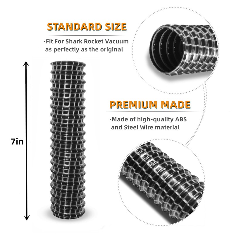 JEDELEOS Lower Hose Replacement for Shark Rocket HV300 HV302 HV320