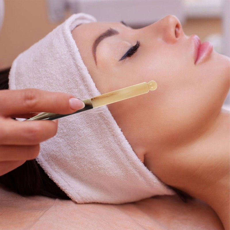Beavorty 1 Stück Massage-Stift, Horn, Ox, Massage-Therapie, multifunktional, für Gesicht,