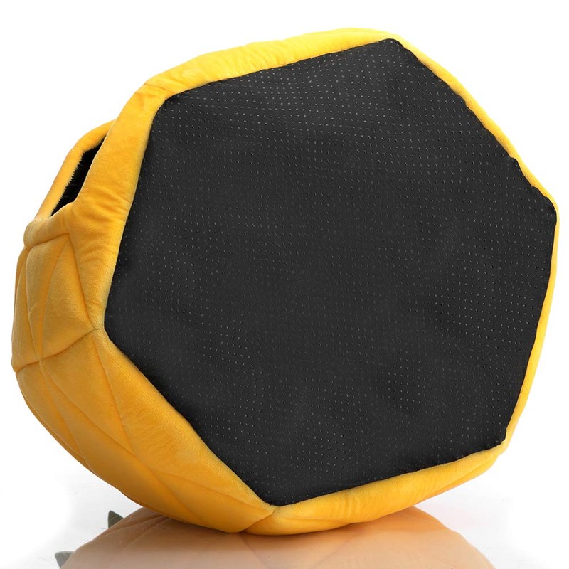 Hollypet Cozy Pet , Warm Cave Nest Sleeping Bed Pineapple