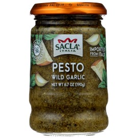 Sacla Italia Pesto Wild Garlic, Imported from Italy, 6.7 Ounce (Pack of 6)