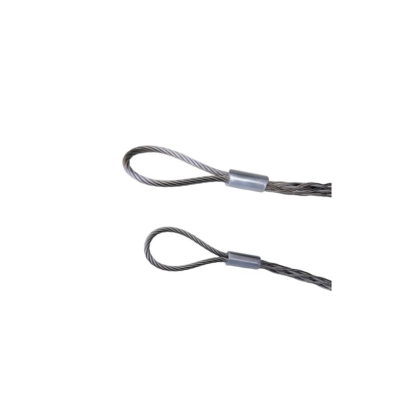 2-Piece Cable Pulling Sock Set, 304 Stainless Steel Wire Mesh