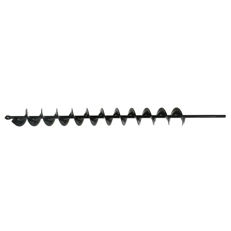 ALL-CARB 2" × 24" Precision Black Auger Drill Bit For