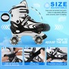 ZHUKAIKJ Roller Skates for Boys and Girls Adjustable Roller Skates