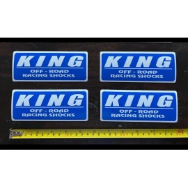 Unbranded 4 KING OFFROAD RACING SHOCKS DECALS STICKERS overland powersports adventure utv