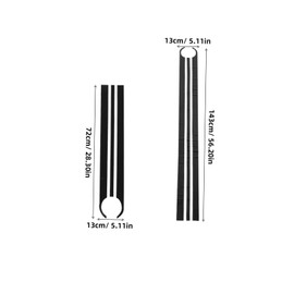 ULTECHNOVO 2pcs Car Hood Decal Stickers Universal Auto Racing Body Stripe Vinyl Modified Exterior Decoration Accessories Decal for Cars SUV Truck Vehicles