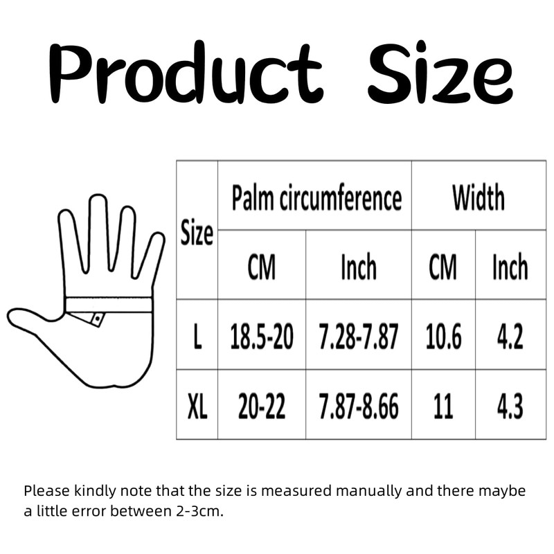 SamHeng Cycling Gloves for Men, Outdoor Sports Hiking Hand Protection,