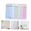 Operitacx Wall Calendar Flip Hanging Calendar 18 Month Daily Schedule