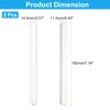uxcell 7" Stick on Glass Shower Door Handles, 2 Pack