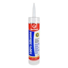 Red Devil 0826 100% Silicone Sealant Architectural Grade, 9.8 oz., clear