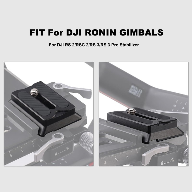 Quick Release Plate for DJI Ronin RS 2/RSC 2/RS 3/RS