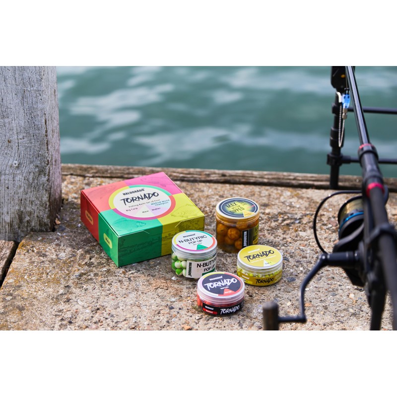 Haldorado Tornado Fishing Baits Set of 4-Piece Collection with Boilies,
